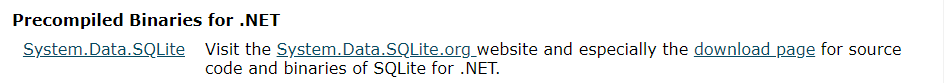 PrecompiledBinariesfor.NETのDownload pageへ